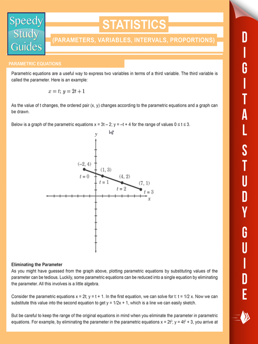 Cover image for Statistics (Parameters, Variables, Intervals, Proportions)